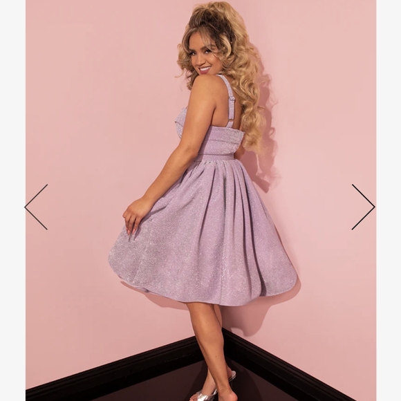 Micheline Pitt Lurex Dress - Picture 4 of 5